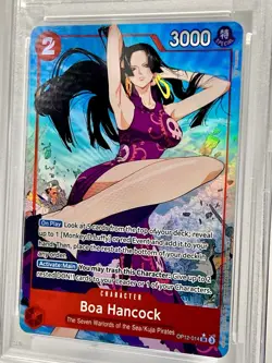 Boa Hancock ONE PIECE OP12-LEGACY OF THE MASTER 014 ENGLISH Alternate Art PSA 10 - Image 3