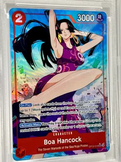 Boa Hancock ONE PIECE OP12-LEGACY OF THE MASTER 014 ENGLISH Alternate Art PSA 10 - Image 4
