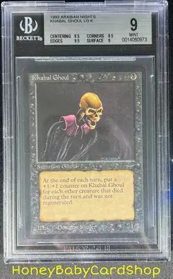 MTG Arabian Nights 1993 Khabal Ghoul BGS 9.0 MINT Old School 93/94 - Image 1