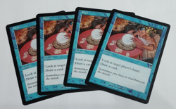 Peek x4 Playset | Odyssey | NM | MTG Classic Blue Cantrip - Image 3