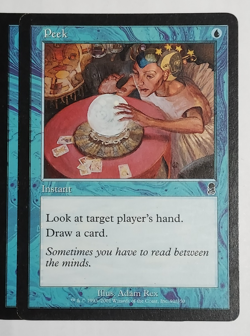 Peek x4 Playset | Odyssey | NM | MTG Classic Blue Cantrip - Image 4