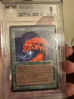 MTG Antiquities Powerleech BGS 9.0 Mint Magic The Gathering Graded - Image 4