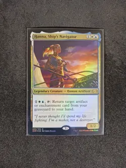 Double Masters 2x Hanna, Ship's Navigator (200) NM foil - Image 3