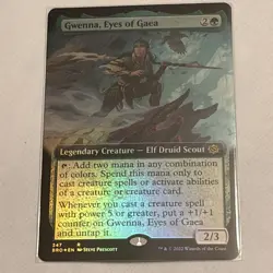 Gwenna, Eyes of Gaea (Extended Art) The Brothers' War Foil - Image 1