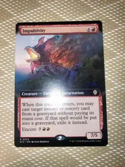 Impulsivity (Extended Art) Commander: Lorwyn Eclipsed Regular - Image 1