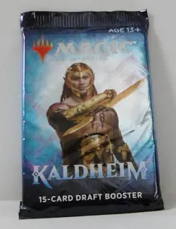 Magic The Gathering Kaldheim Draft Booster 2 Packs NEW SEALED MTG ! - Image 1
