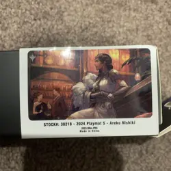 MTG New Elspeth Resplendent Playmat + 100 Sleeves Ultra Pro APAC Promo Limited - Image 3