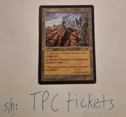 Wasteland - Tempest - MTG Magic the Gathering - Near Mint NM - TCG Value $41.50 - Image 1