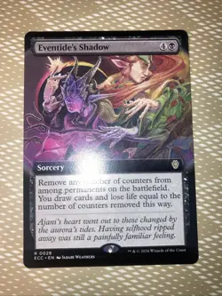 Eventide's Shadow (Extended Art) Commander: Lorwyn Eclipsed Regular - Image 1
