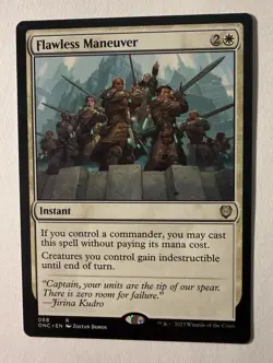 MTG Flawless Maneuver, Commander: Phyrexia: All Will Be One, NM, Non-Foil - Image 1