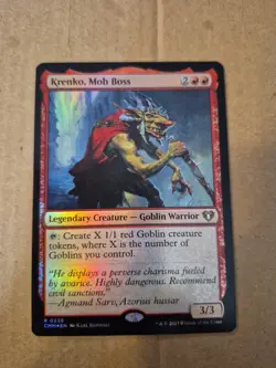 Krenko, Mob Boss Commander Masters Foil - Image 1