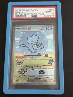 Mew EX 232/091 PSA 10 Paldean Fates Special Illustration Rare Pokemon Card TCG - Image 1