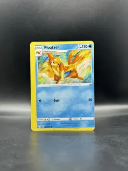 Floatzel Miscut Alignment Black Dot Error 023/072 Shining Fates Non-Holo Pokemon - Image 1