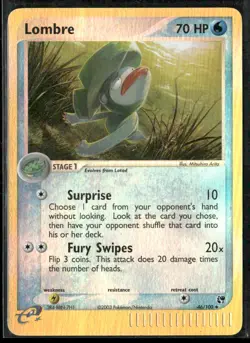Pokemon Tcg Lombre [Reverse Holo] #46 Pokemon Sandstorm LP - Image 1
