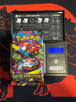 22.60g HEAVY - Pokemon TCG Mega Evolution Booster Pack Sealed / Semi GoDU - Image 1