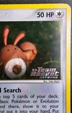Pokemon Sentret 75/109 MP Reverse Holo Stamped Ruby and Sapphire 2004 - Image 3