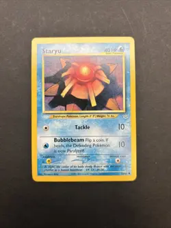 Pokemon TCG Staryu Neo Revelation 56/64 Regular Unlimited Common LP - Image 1