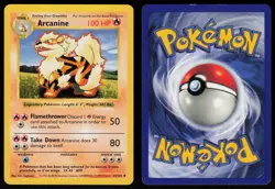 Arcanine 23/102 Uncommon Shadowless Base Set Pokemon - Image 3