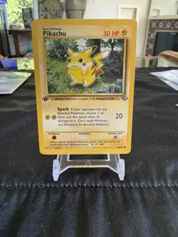 Pikachu 60/64 Pokemon Jungle 1st Edition Regular - Image 1
