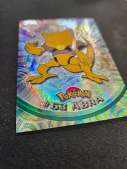 Pokemon Abra #63 Topps Chrome Spectra-Chrome Holo - Image 2