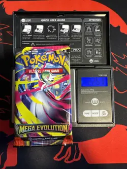 22.61g HEAVY - Pokemon TCG Mega Evolution Booster Pack Sealed / Semi GoDU - Image 1