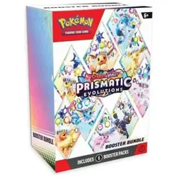 Pokemon Scarlet & Violet: Prismatic Evolutions Booster Bundle – 6 Packs Factory - Image 1