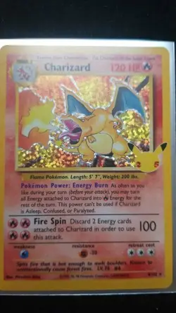 2021 Pokemon Celebrations Classic Collection Charizard Holo Rare 4/102 🔥 - Image 4