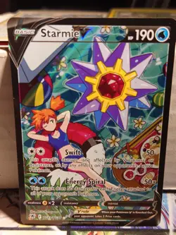 Pokemon TCG Starmie v Astral Radiance Holo Ultra Rare Full Art TG13/TG30 - Image 1