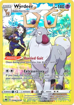 Pokemon TCG Wyrdeer TG06/TG30 Astral Radiance Trainer Gallery Full Art Ultra Rar - Image 1