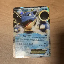 Pokemon Blastoise EX 29/146 XY Ultra Rare Holo 180 HP Rapid Spin Splash Bomb - Image 1