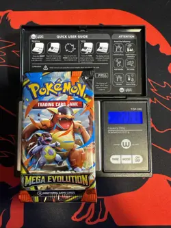 22.61g HEAVY - Pokemon TCG Mega Evolution Booster Pack Sealed / Semi GoDU - Image 1