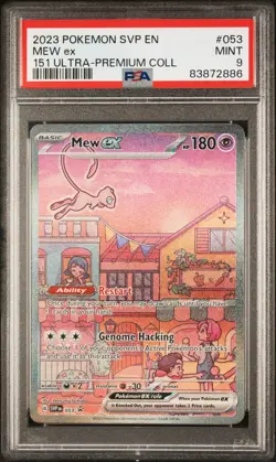 Pokemon Mew ex 151 Ultra-Premium Coll. Full Art Promo SVP EN 053 PSA 9 Mint - Image 1