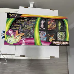 Pokemon TCG: Mythical Squishy Premium Collection Box Factory Sealed 820650809736 - Image 1