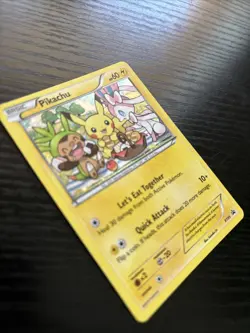 Pokemon Pikachu TCG XY95 Black Star Promo Holo Card - Image 1