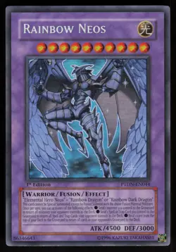 Rainbow Neos PTDN-EN044 Ghost Rare Phantom Darkness 1st Edition Yu-Gi-Oh - Image 1