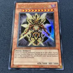 Yu-Gi-Oh! THE SUPREMACY SUN Ultra Rare Limited Edition JUMP-EN057 - Image 2