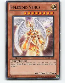 Splendid Venus #SDLS-EN009 1st Edition Yugioh Card - Image 1