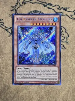 Yugioh The Tripper Mercury DRL3-EN006 1st Edition Secret Rare NM - Image 1