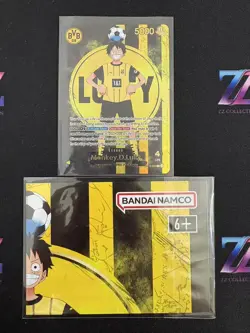 2025 One Piece Eng Monkey D. Luffy ST13-003 BVB Borussia Dortmund MatchDay Promo - Image 1