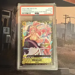 PSA 10 Shirahoshi Championship 2024 English OP03-116 One Piece - Image 1
