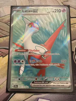 Latias ex 220/191 Ultra Rare SV08: Surging Sparks Pokemon TCG NM - Image 1