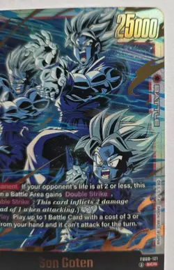 Dragon Ball Super Fusion World English Son Goten FB08-121 SCR - NM - Image 3