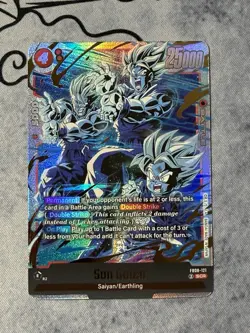 SON GOTEN FB08-121 SCR FUSION WORLD Saiyan’s Pride DRAGON BALL SUPER TCG DBS - Image 1