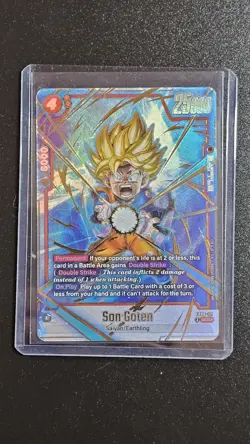 Son Goten FB08-121 SCR* Alt Art Saiyan's Pride Dragon Ball Fusion World NM - Image 1