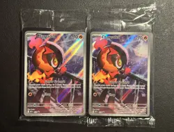 Pokemon Phantasmal Flames x2 Charcadet MEP 22 Black Star Promo ETB - Sealed - Image 1
