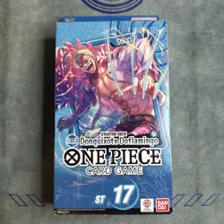ONE PIECE TCG: Donquixote Doflamingo STARTER DECK (ST-17) New/Sealed English PRB - Image 1