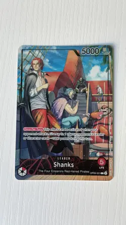 Shanks 2025 PSA Magazine Promo OP09-001 One Piece Promotion Leader Card TCG Foil - Image 1