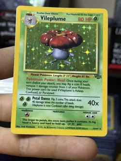 Erika's Vileplume 5/132 Gym 2000 15/64 Jungle Vintage Pokemon Card Lot WOTC - Image 4
