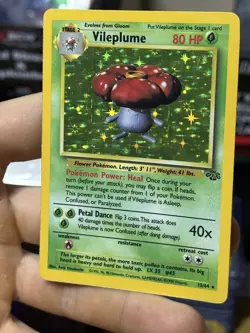 Erika's Vileplume 5/132 Gym 2000 15/64 Jungle Vintage Pokemon Card Lot WOTC - Image 5