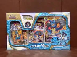 Pokemon TCG Lucario VSTAR Premium Collection - SEALED- Minor Box Dent(Top Right) 820650851247 - Image 2